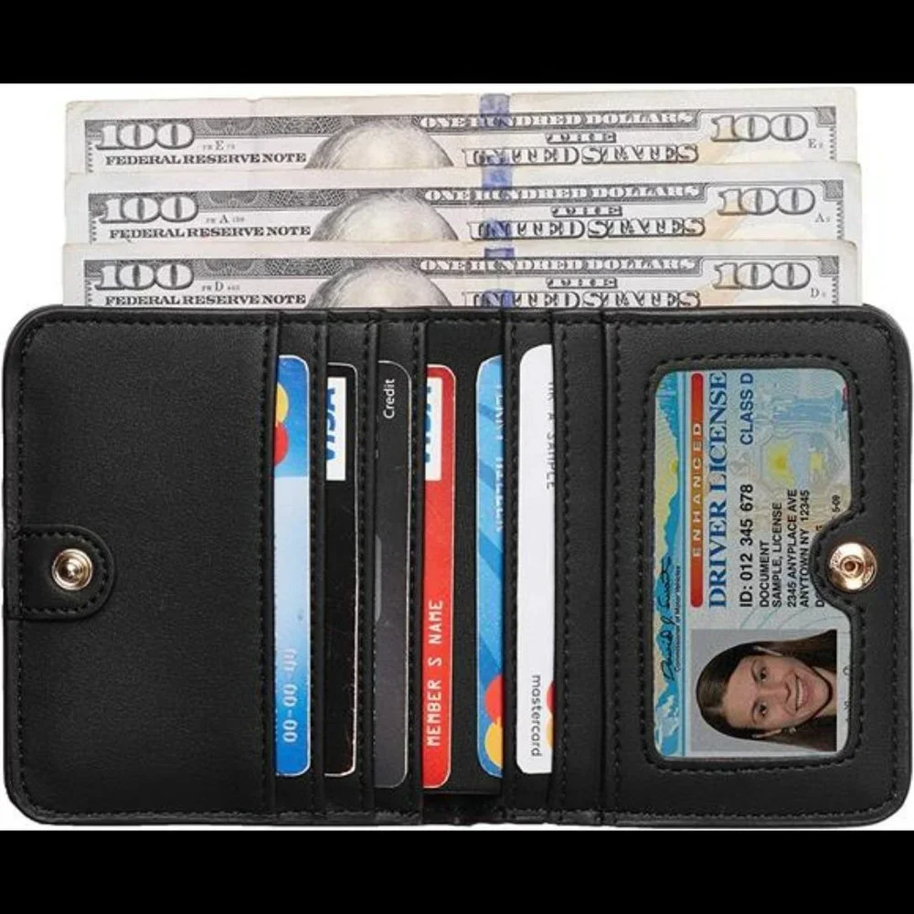 Women's Minimalist Genuine Leather Pocket Wallet